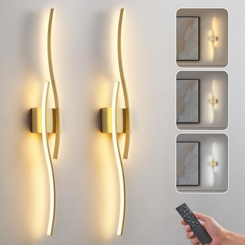 Wireless Wall Sconces Set of Two by Unknown
