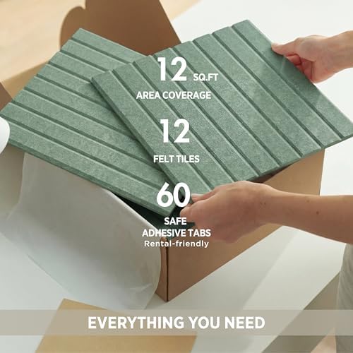 VIVELDA Felt Bulletin Board Tiles 48"x36" - Image 6
