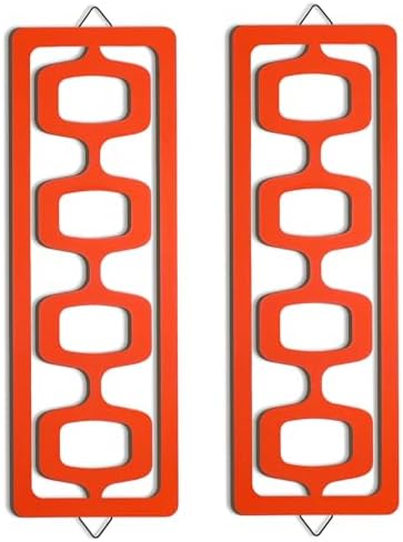 CroBlissful 2pcs Mid Century Modern Wall Art Geometric Wall Decor by CroBlissful