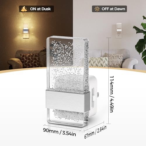DORESshop LED Night Lights Plug into Wall, 0-100LM Dimmable Nightlight - Image 3