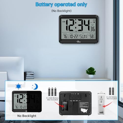 WallarGe 8.5'' Digital Atomic Clock - Image 6