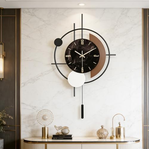 Wall Clock, Silent Quality Quartz Battery Operated by QWANPET