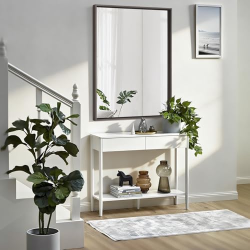 AAZZKANG Rectangular Metal Frame Mirror 28"x20" Retro Bathroom Bedroom Wall - Image 7