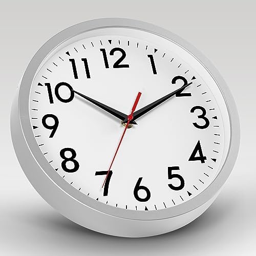 DAXSMY 12 Inch Wall Clock, Battery Operated Silent Non Ticking - Image 3