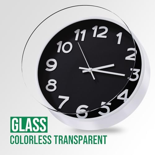 Wall Clock Silent Non-Ticking Battery Operated Indoor Analog Simple Style - Image 5