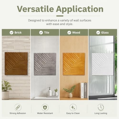 Peel Stick Brick Panels Backsplash Wall Tiles Interior Decor Cover - Image 7