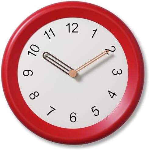 Mosewa 10" Wall Clock Silent Non-Ticking Battery Operated Wood Minimalist by MOSEWAWALLCLOCK