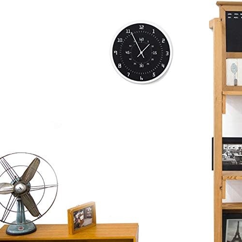 Modern Minimalist Black Stop Wall Clock - Image 4