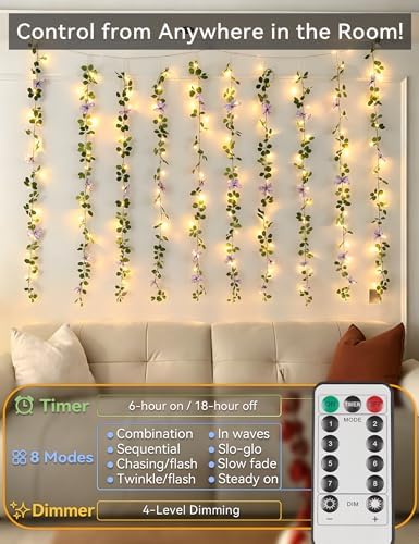 suddus Vine with Lights, Vine Lights with Butterfly - Image 7
