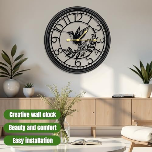 Big Wall Clock - Wall Clocks for Living Room Decor, Quiet and No Ticking - Image 6