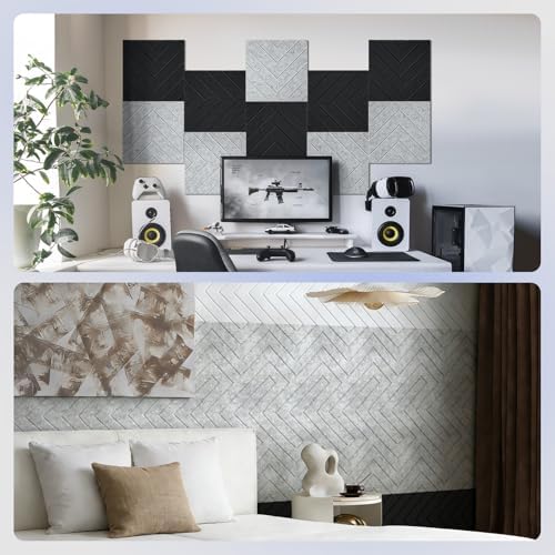 Vieshful 12"x12"x0.4" Self Adhesive Soundproof Acoustic Panels - Image 6