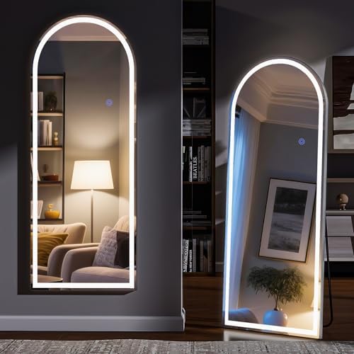 Led Mirror Full Length Arched by Unknown