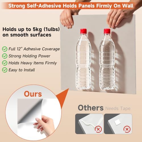 Acoustic Panels with Self Adhesive, 24 Pack Sound Dampening Panels - Image 5