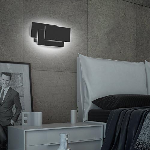 Ralbay 24W Black Wall Sconces Indoor Modern LED Wall Light - Image 5