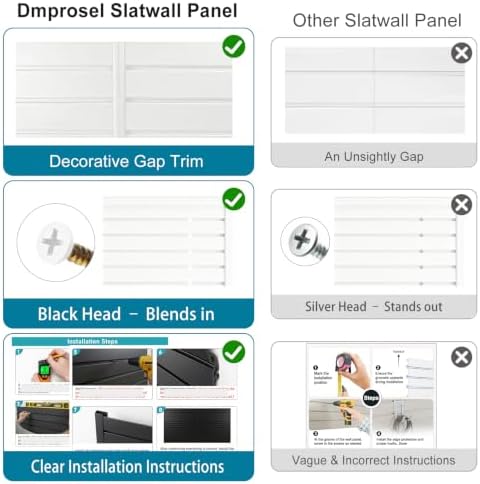 PVC Slat Wall Paneling 4x8 ft - Image 3