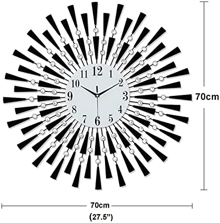 Large Wall Clock Decorative Wall Clocks 3D Non-Ticking Silent Quartz Clocks - Image 4