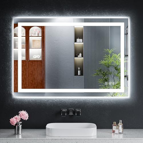 26"x38" LED Bathroom Mirror by MYSUNORIA