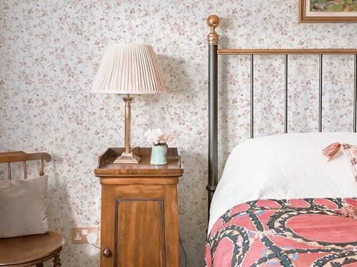 Peel and Stick Wallpaper for Nursery Pink Cherry Blossom Waterproof - Image 6