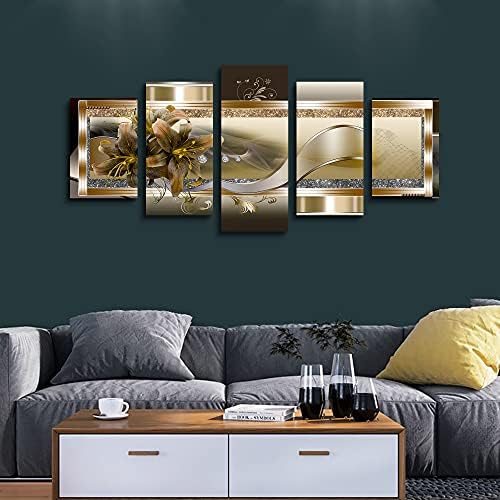 LUDUHU Orchid Flowers Canvas Print - Image 4