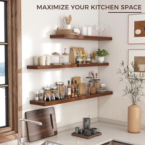 48" Wide x 9" Deep Floating Shelves - Image 6