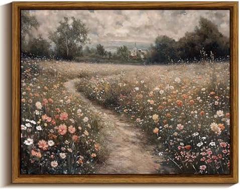 VIYYIEA Framed Wall Art Decor for Living Room, Meadow by VIYYIEAART