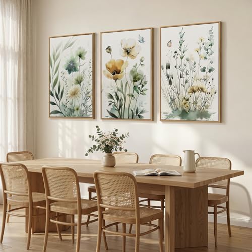 Large Framed Floral Botanical Wall Art - Image 2
