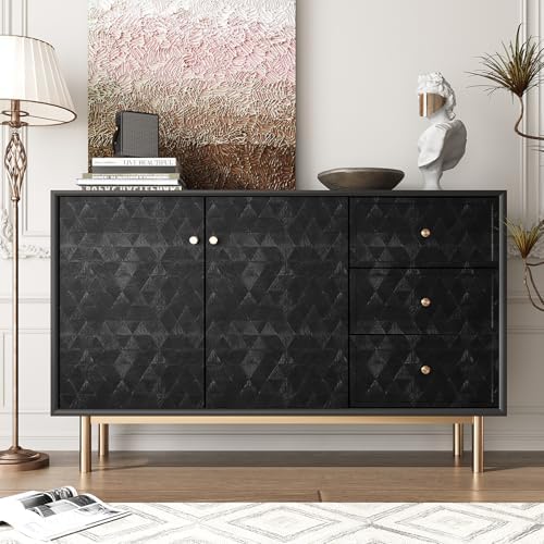 VEELIKE Modern Diamond Black Wallpaper Peel and Stick Textured Thick Black - Image 6
