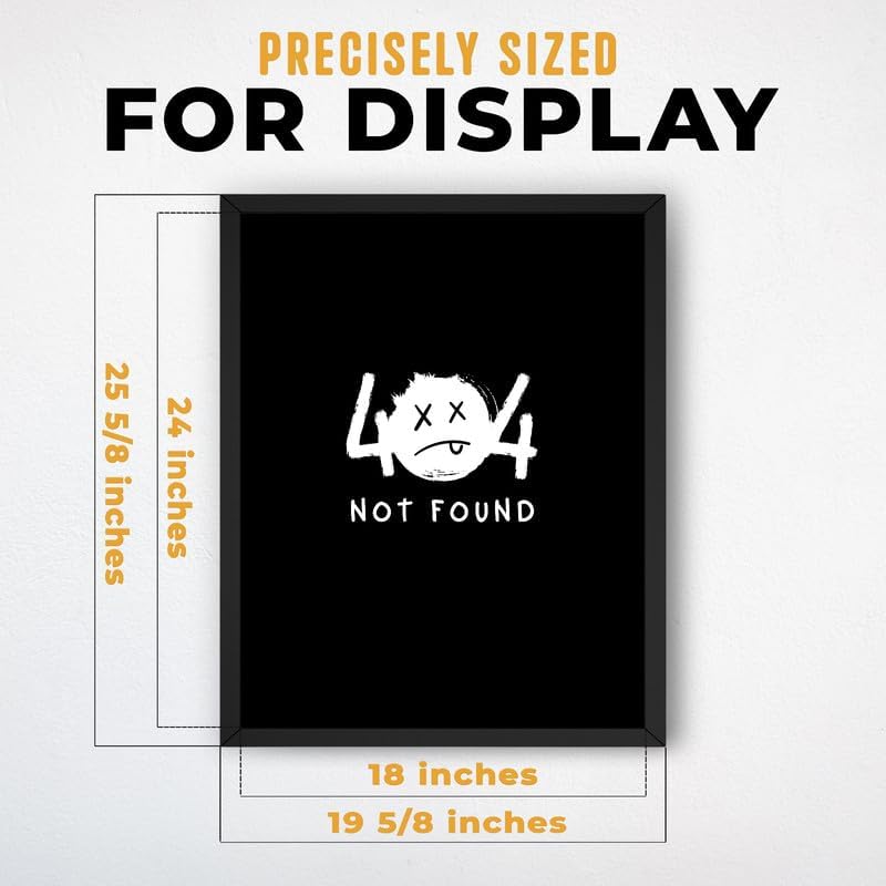 InkFlow Posters Not Found Canvas Poster - Image 3