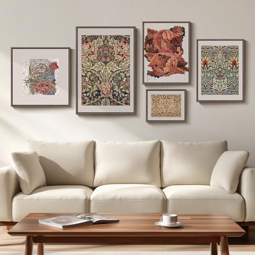 Large Framed William Morris Vintage Wall Art by Cuspin