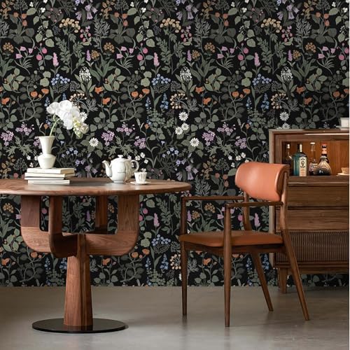 Dimoon 17.3" X 236" Peel and Stick Wallpaper Floral Contact Paper Wall Art - Image 4