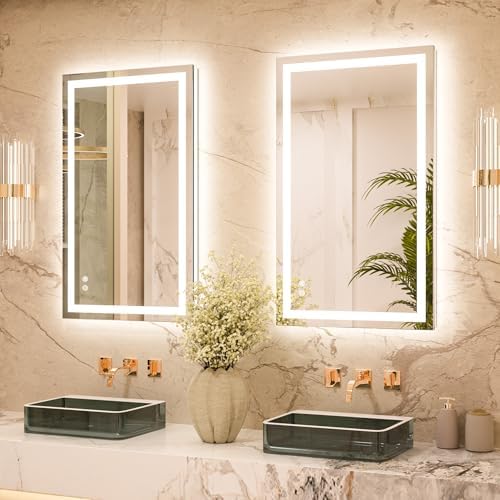 Keonjinn 40x24 Inch LED Bathroom Mirror - Image 2