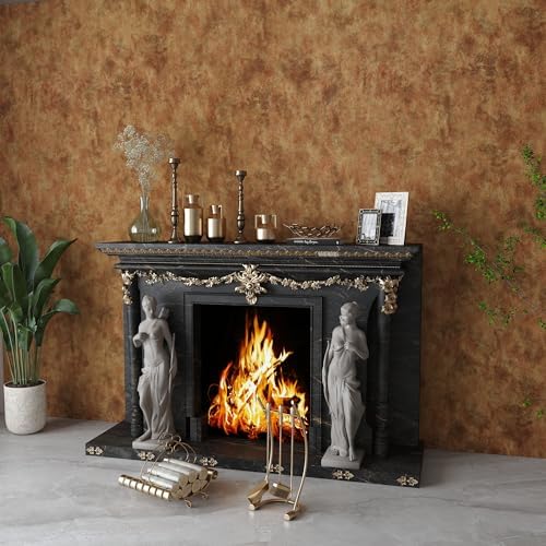 BAYYA Mid Century Modern Wallpaper Copper Peel and Stick Wallpaper 16"x118" - Image 7