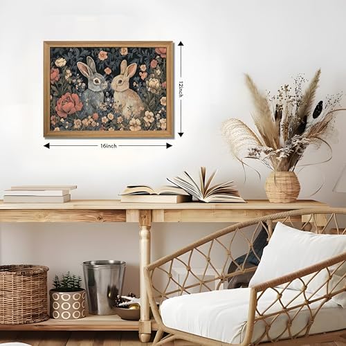 AKWISH Easter Framed 3D Textured Vintage Wall Art - Image 3