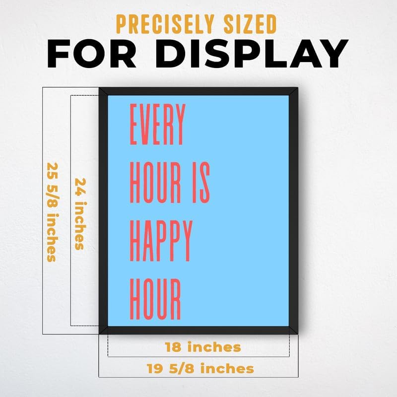 InkFlow Posters Every Hour Happy Hour Canvas Poster - Image 3