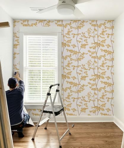 Ismoon Yellow Forest Peel and Stick Wallpaper - Image 3