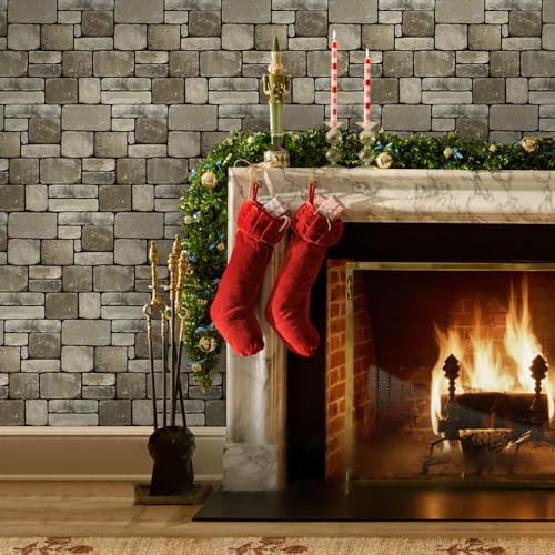 3D Peel and Stick Faux Stone Wall Panels 11.8" x 11.8" 10-Pack - Image 6