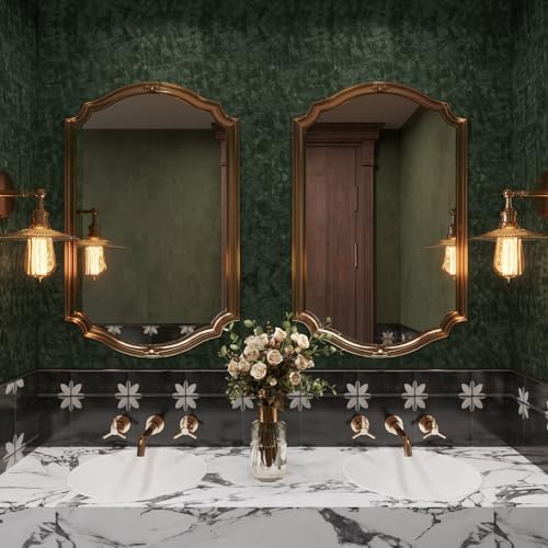 Abyssaly Dark Green Peel and Stick Wallpaper Textured Embossed Wall Paper - Image 2