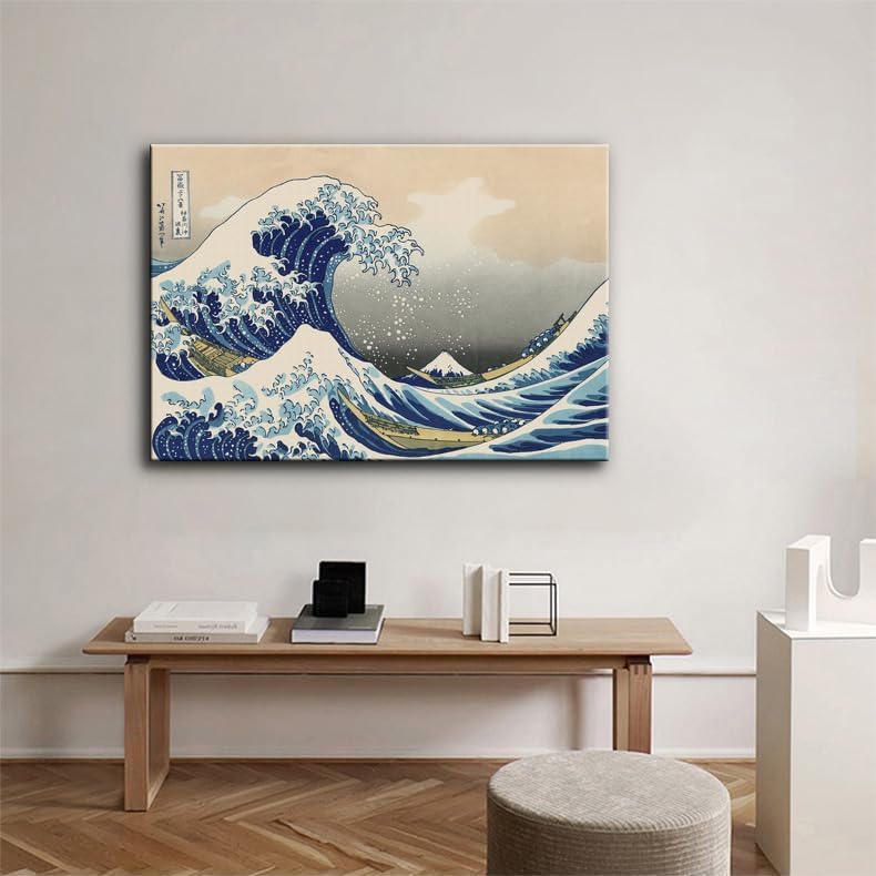 weiyiart The Great Wave off Kanagawa by Katsushika Hoki Classic Art - Image 6