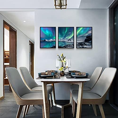 MHARTK66 Abstract Wall Art, 12x16in Set of 3 Piece Framed Draw, Modern Home - Image 4