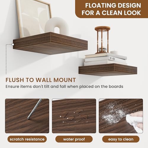 Floating Shelves for Wall, Wall Mounted Wood Shelves - Image 5