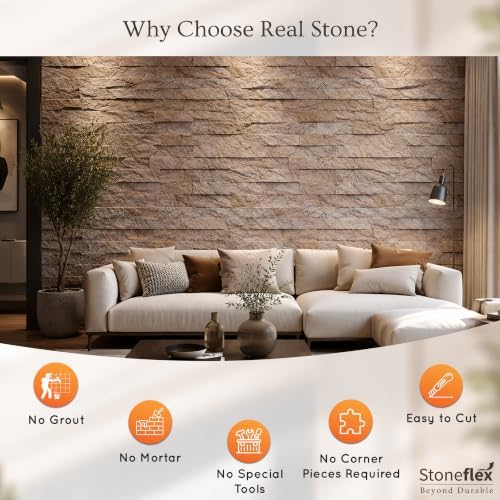 Stoneflex Peel and Stick 3D Stone Tiles - Image 4