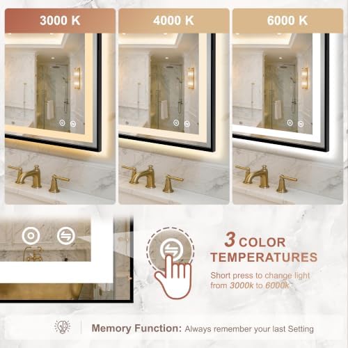 LED Bathroom Mirror with Lights - Image 5