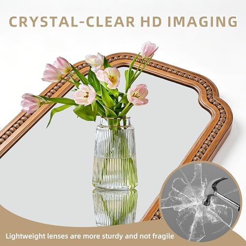 24x36 Inch Farmhouse Beaded Wall Mirror - Image 3