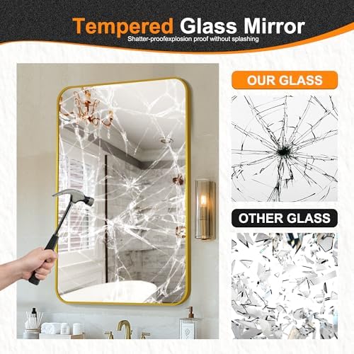 Delma Bathroom Vanity Mirror - Image 6
