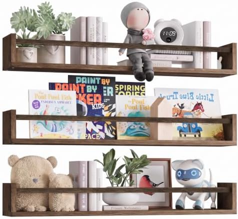 Fixwal Floating Nursery Book Shelves by Fixwal