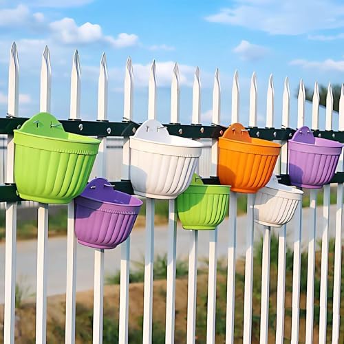 ORIMERC Wall Planter Pots for Herbs, Hanging Planter Indoor Outdoor, Living - Image 2