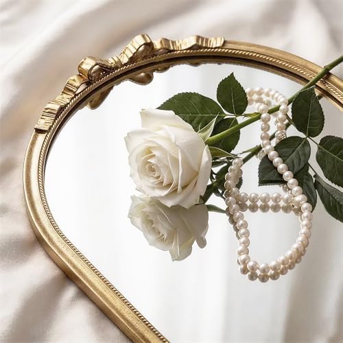 Gold Arched Wall Mirror French Decorative Mirror - Image 2
