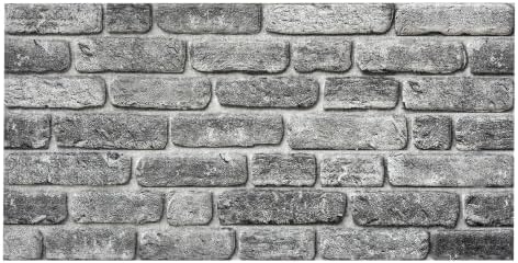 K&B Panels 3D Wall Panels, Rustic Brick Effect Styrofoam Wall Panelling Kit by Unknown