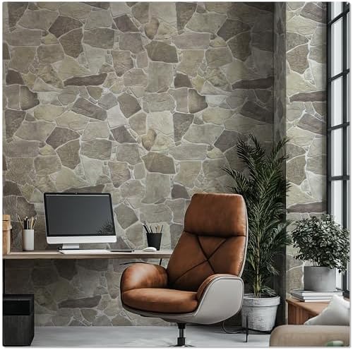 Large-Format 3D Faux Stone Wall Panels, Wild Boulder, 67 Sq Ft - Image 7