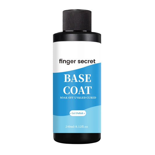 Base Coat, 240ml/8fl.oz, Gel Polish Nail Polish for Nail Art Manicure DIY